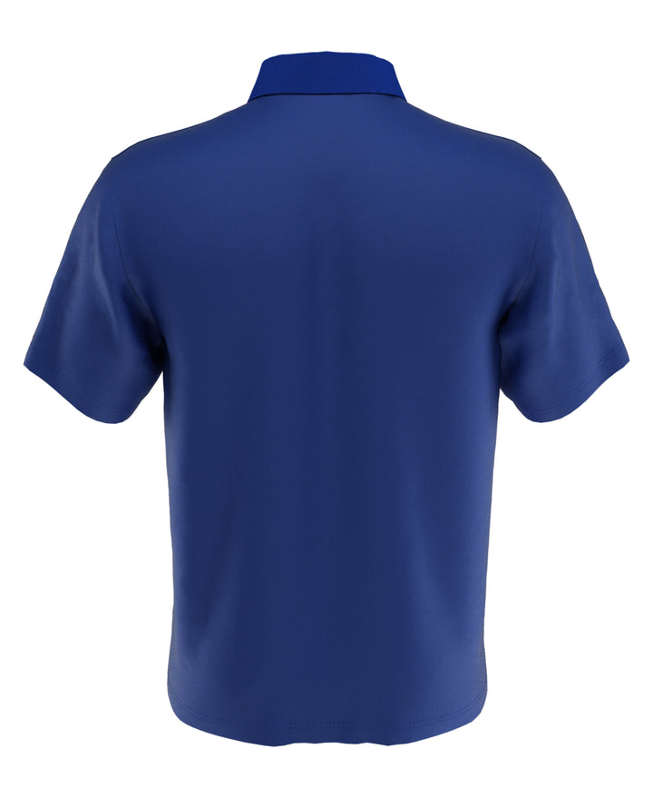 Boys Short Sleeve AirFlux™ Polo (Classic Blue) 