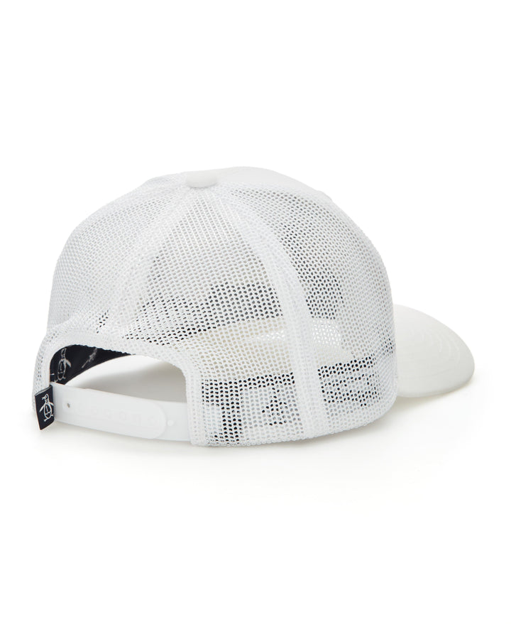 Double Layer Pete Trucker Cap (Bright White) 