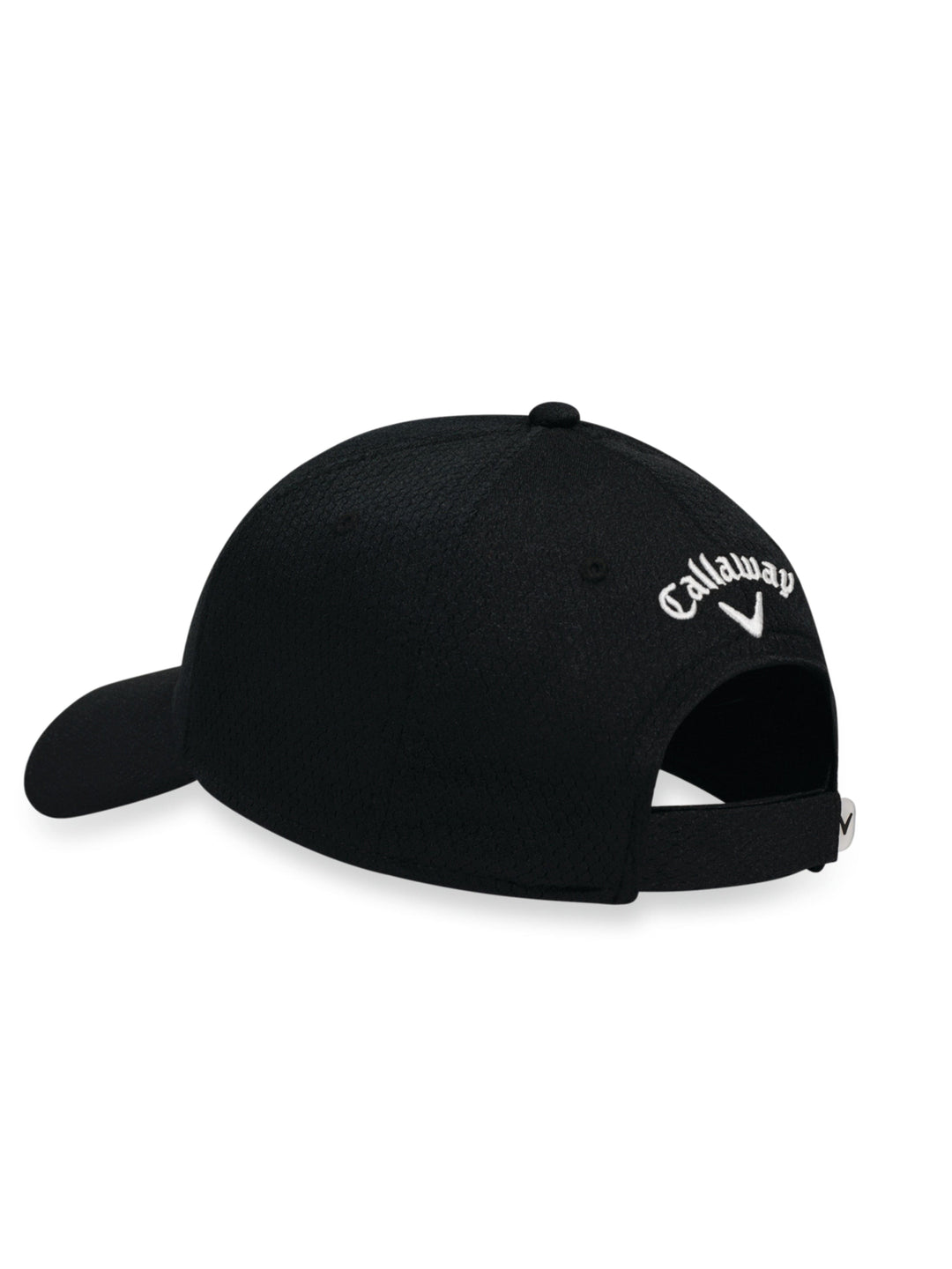 Front Crested Structured Golf Hat (Black) 