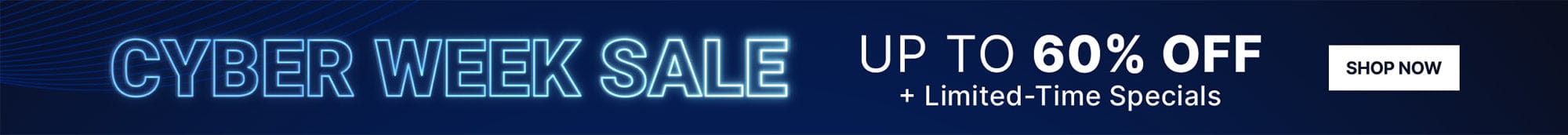 CYBER MONDAY SALE | UP TO 60% OFF | Shop Now