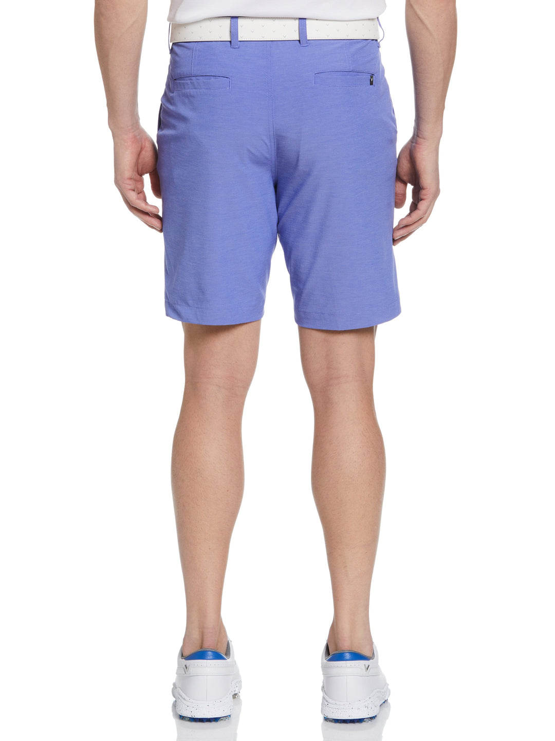Horizontal Texture Flat Front Golf Short (Very Peri Htr) 