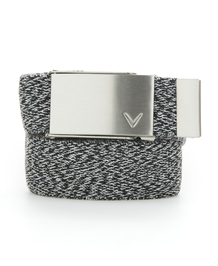 Ladies Stretch Webbed Belt (Black Heather) 