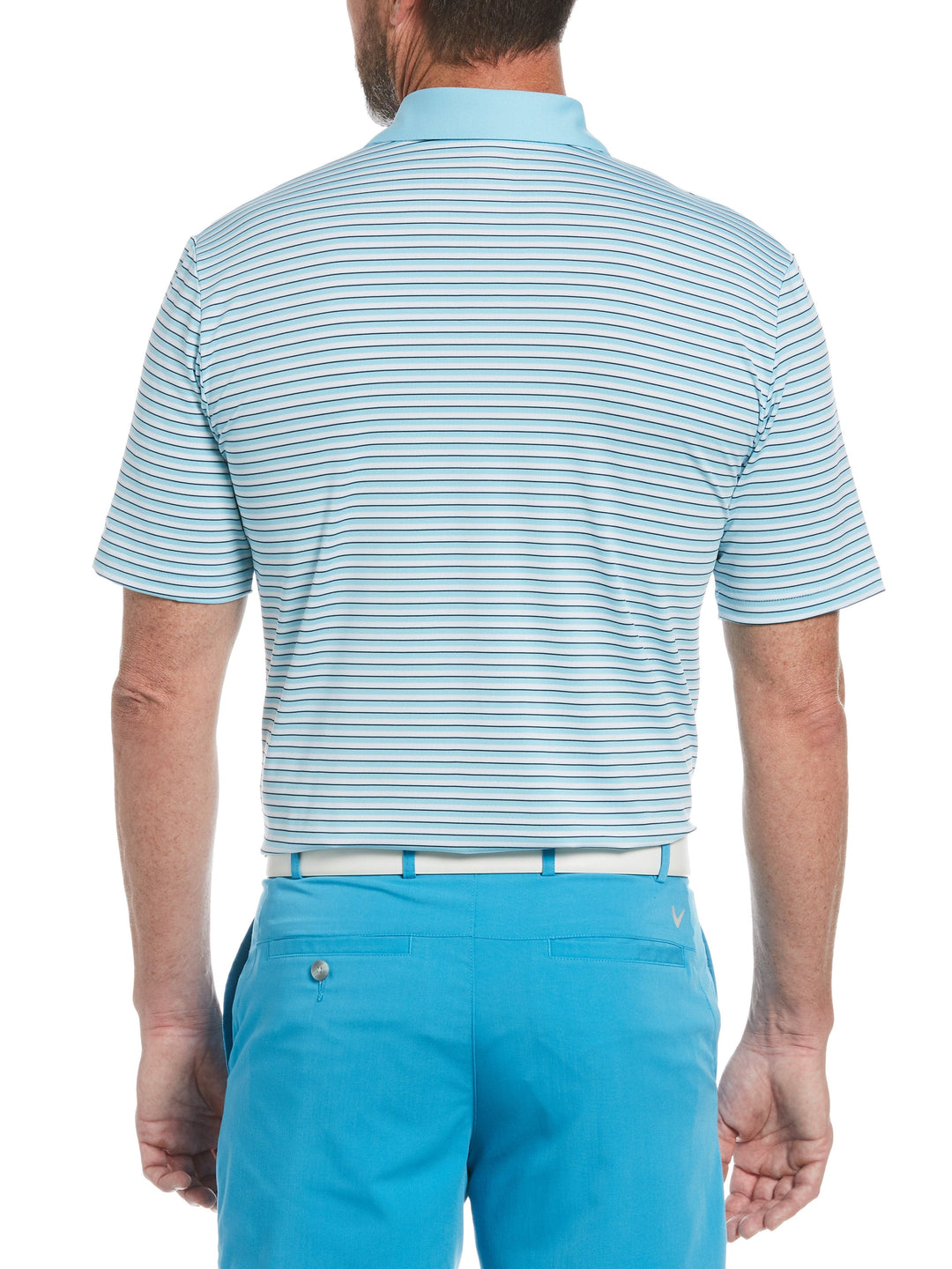 Men's 3-Color Stripe Polo
