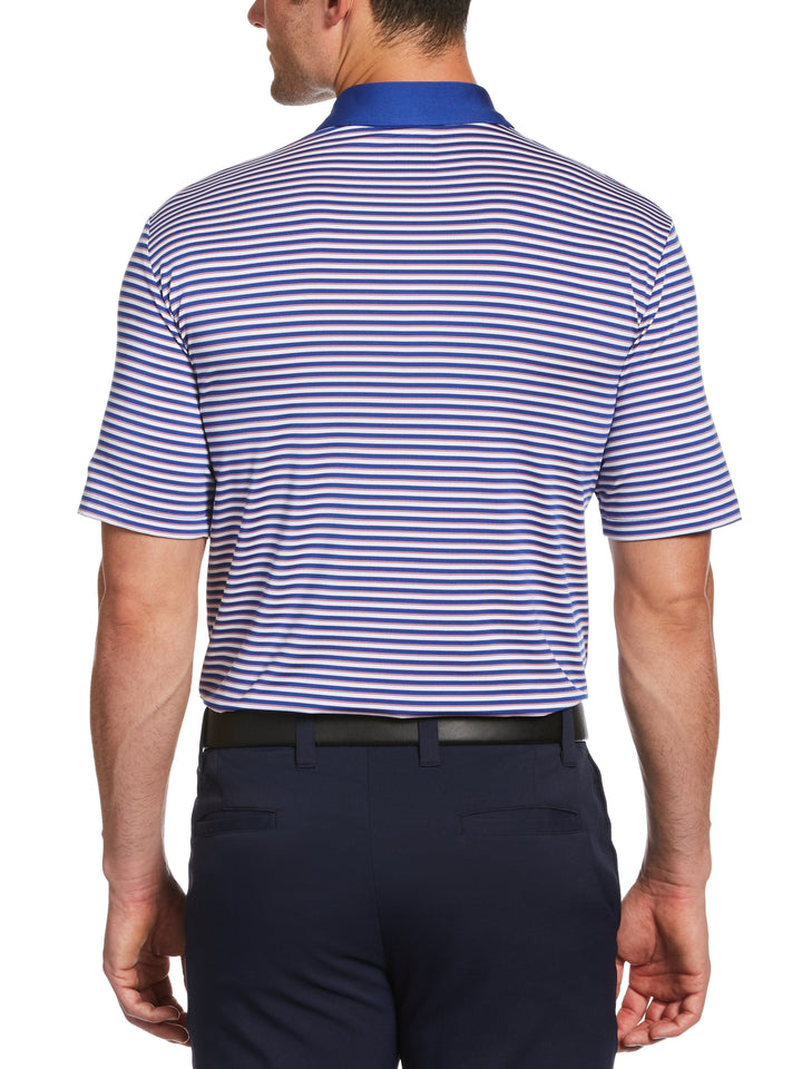 Men's 3-Color Stripe Polo