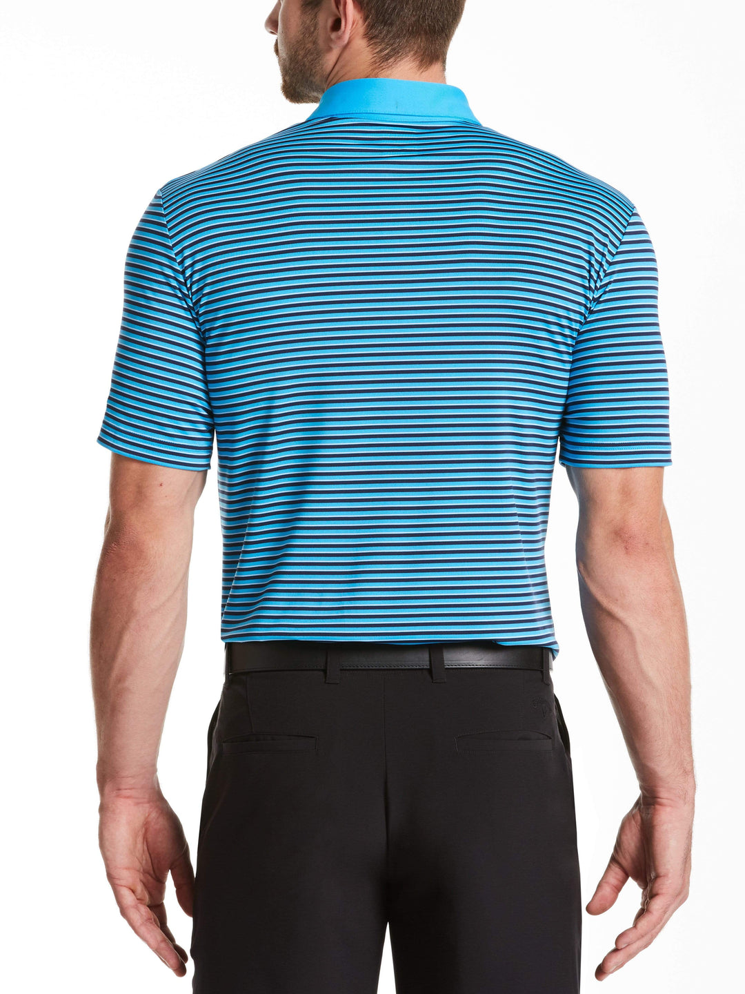 Men's 3-Color Stripe Polo