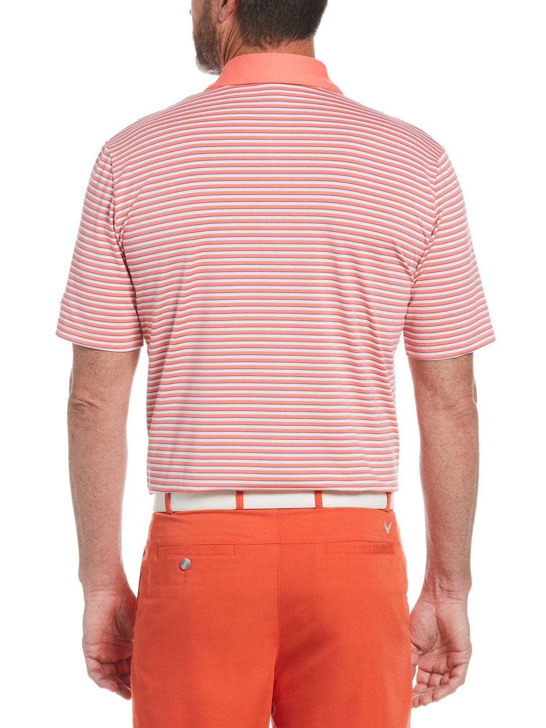 Men's 3-Color Stripe Polo
