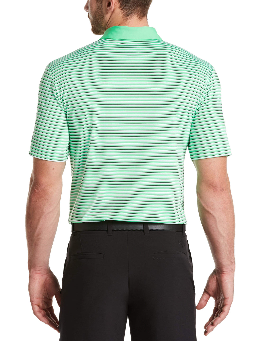 Men's 3-Color Stripe Polo