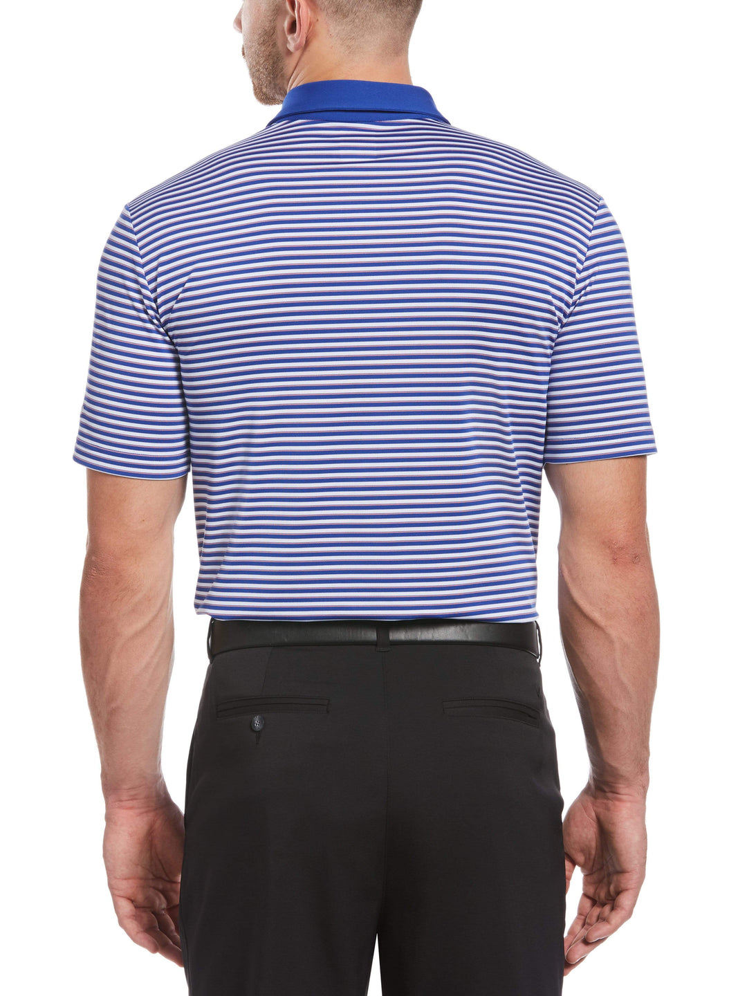 Men's 3-Color Stripe Polo
