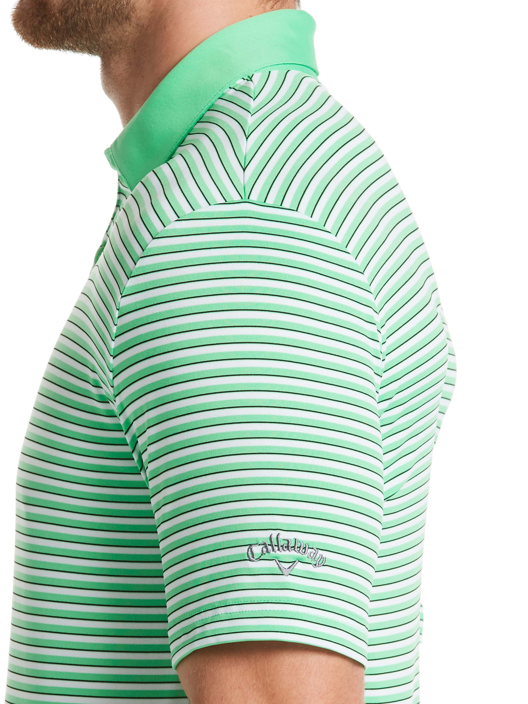 Men's 3-Color Stripe Polo