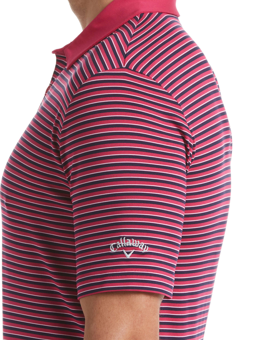 Men's 3-Color Stripe Polo