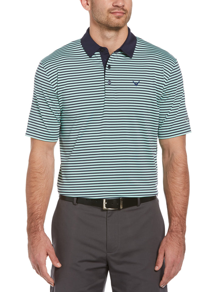 Men's 3-Color Stripe Polo