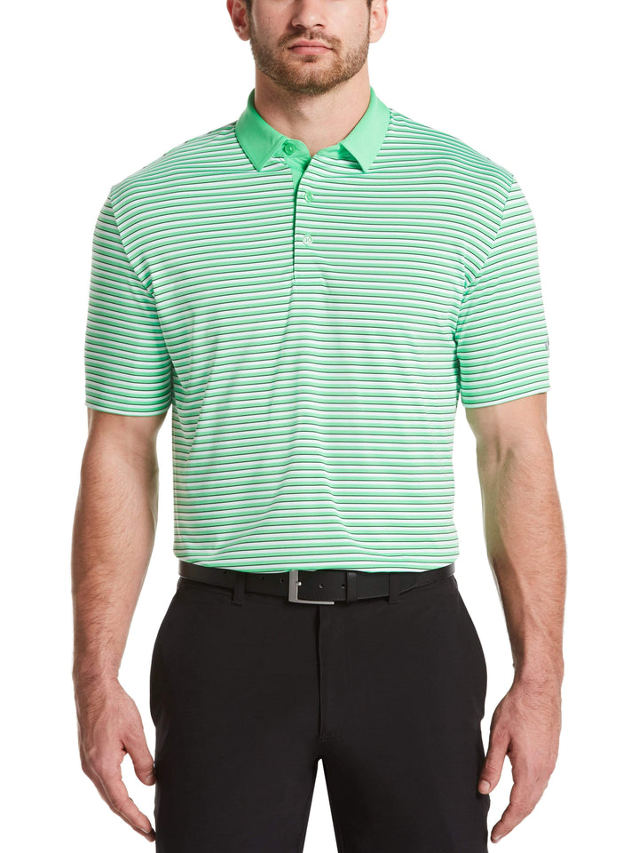 Men's 3-Color Stripe Polo