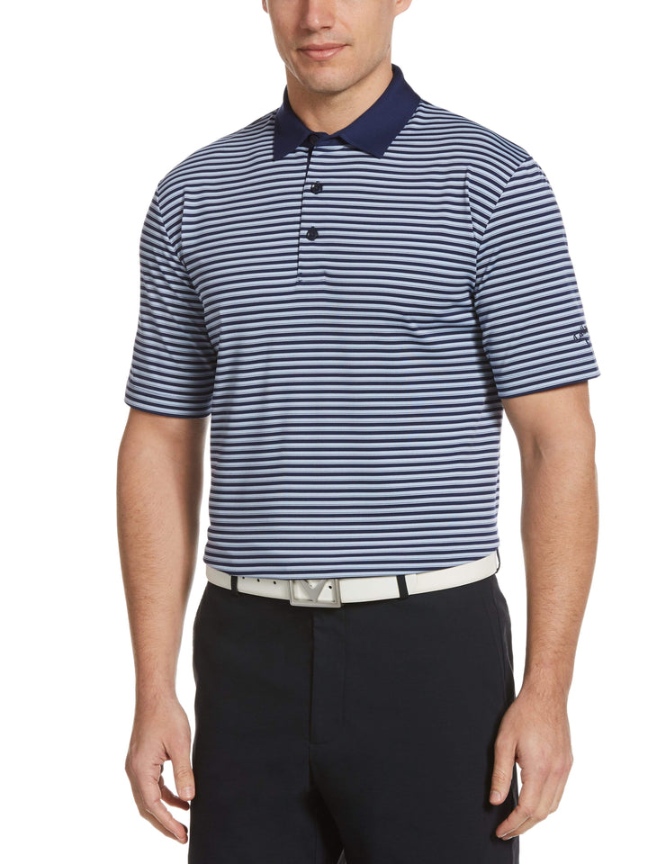 Men's 3-Color Stripe Polo