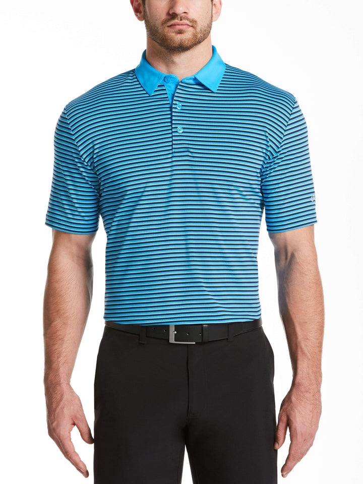 Men's 3-Color Stripe Polo
