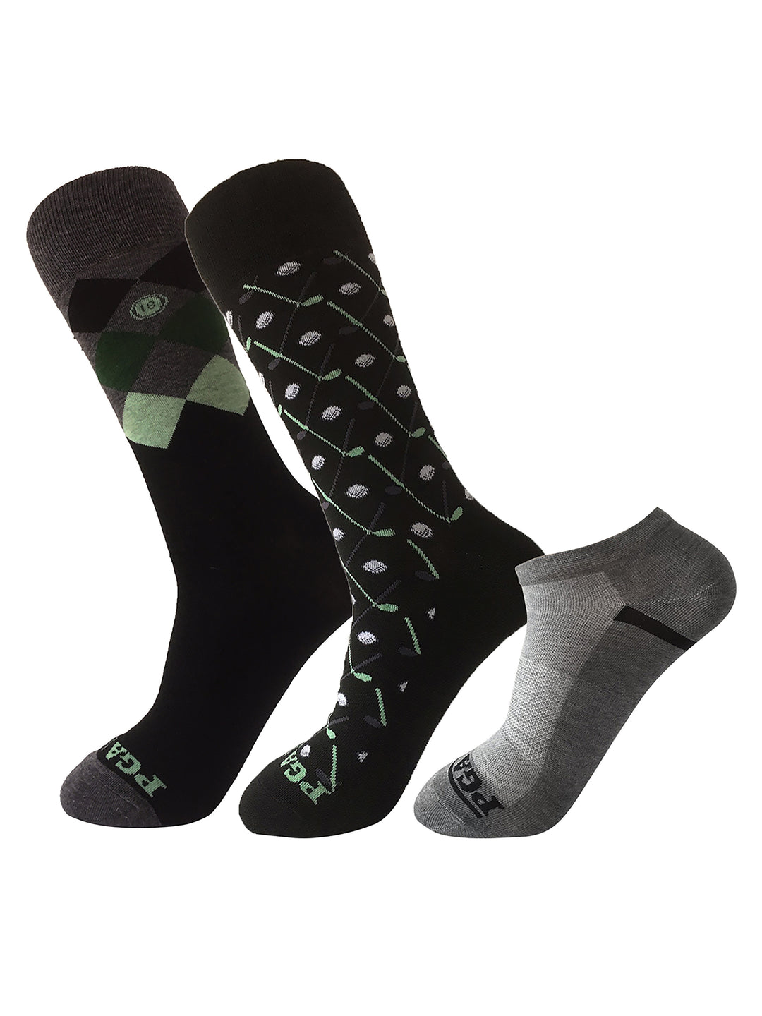 3-Pack Socks Gift Set (Green) 