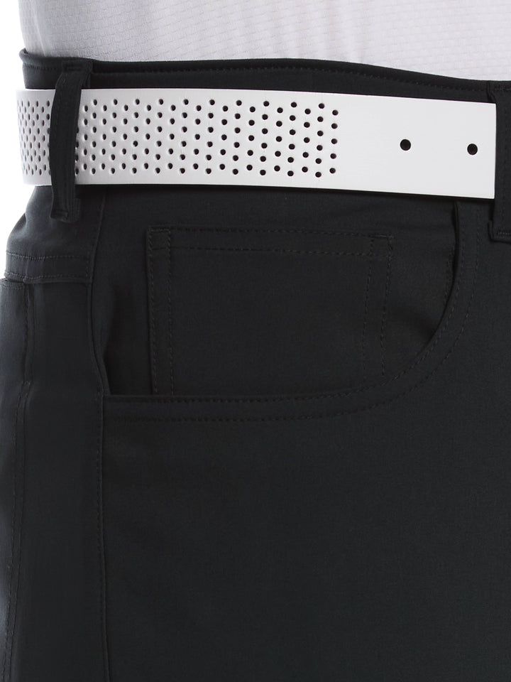Men's 5 Pocket Adjustable Waistband Pant (Black)