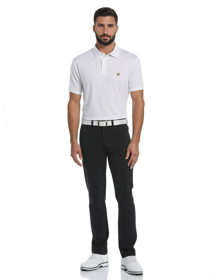 Men's 5 Pocket Adjustable Waistband Pant (Black)