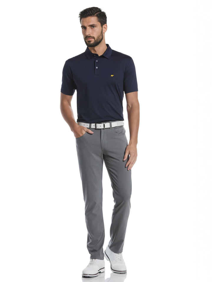 Men's 5 Pocket Adjustable Waistband Pant (Quiet Shade)