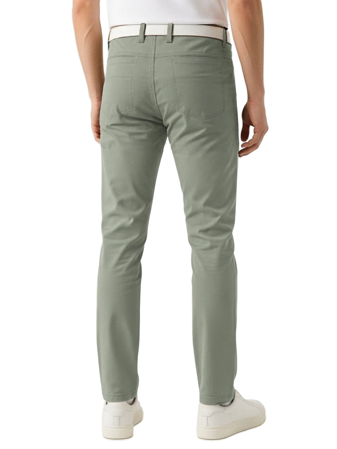 Men's 5 Pocket Adjustable Waistband Pant (Jadeite)