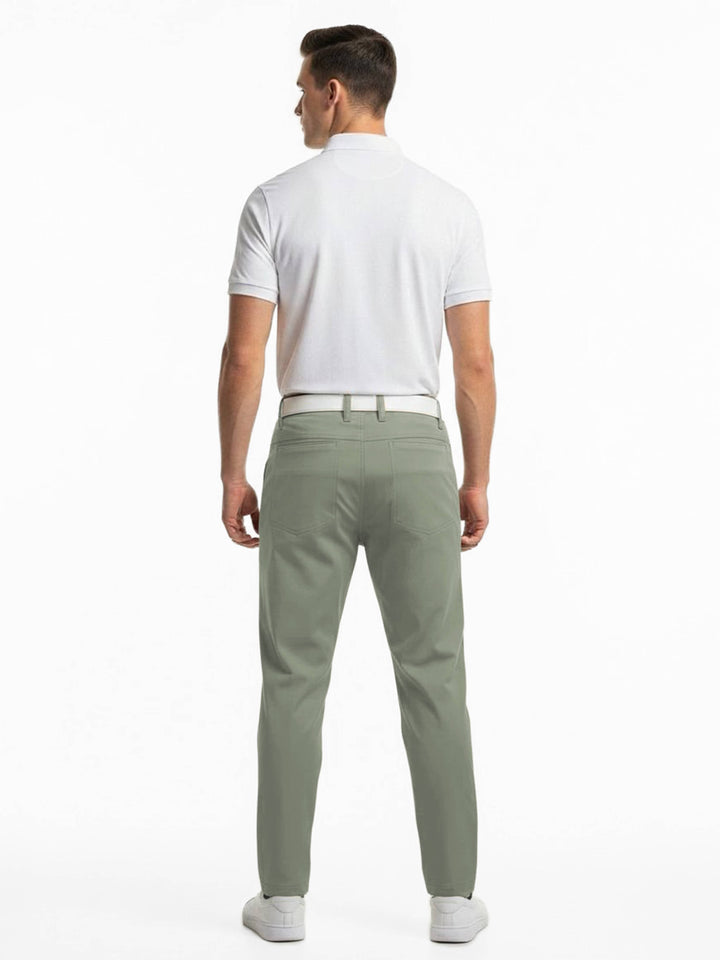 Men's 5 Pocket Adjustable Waistband Pant (Jadeite)