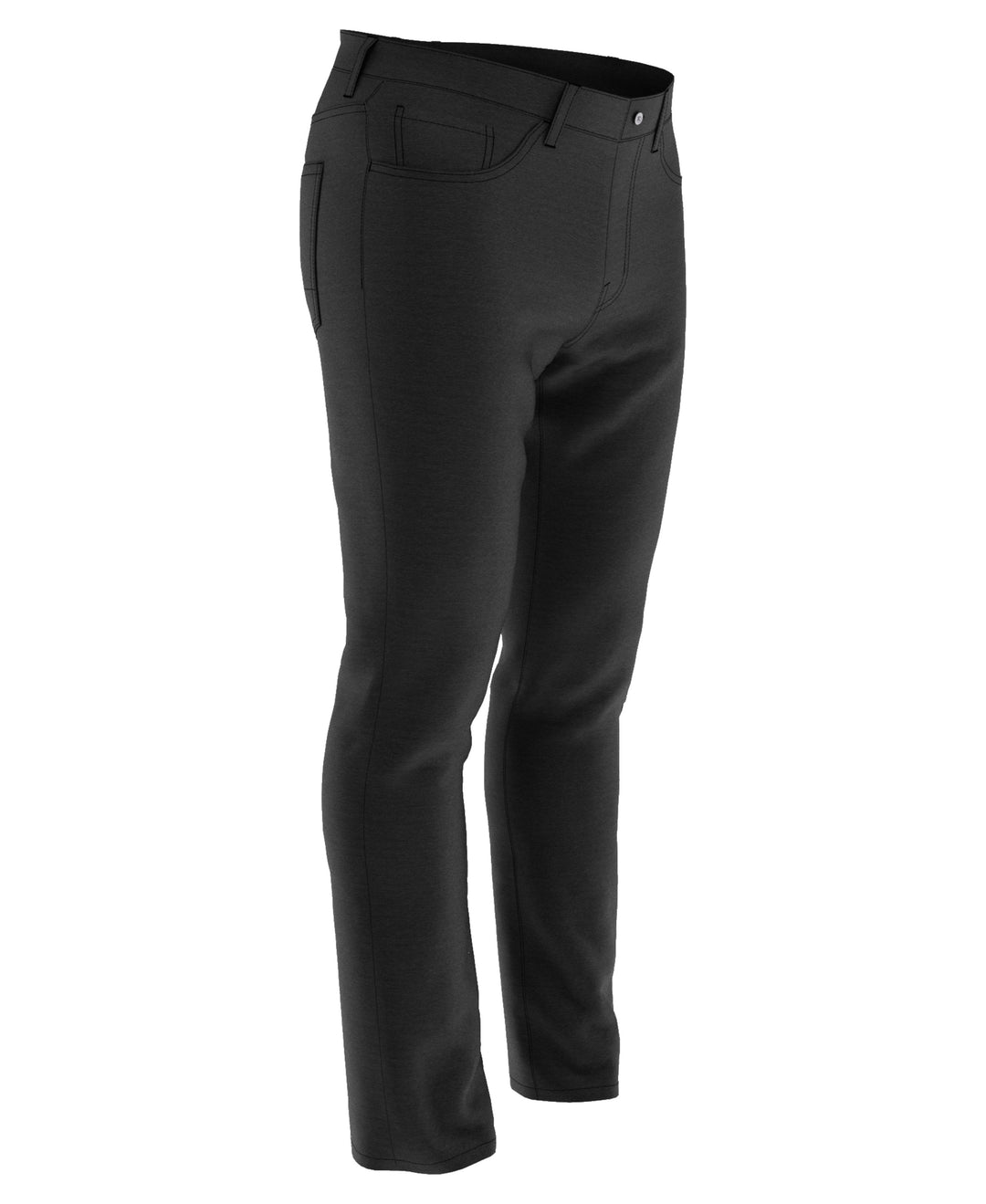 5 Pocket Horizon Golf Pant (Black Heather) 