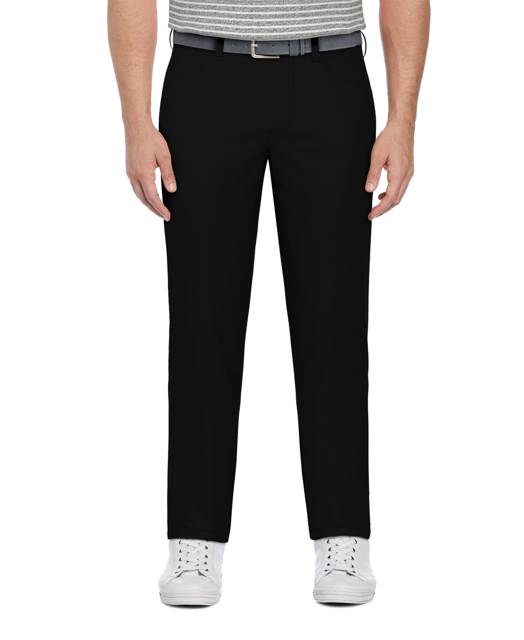 5 Pocket Performance Pull-On Golf Pant (Caviar) 