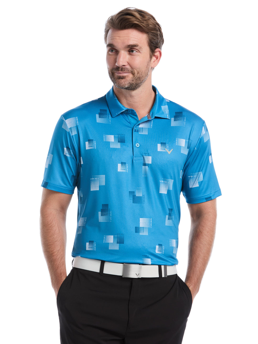 Men's 8 Essential Clubs Print Polo
