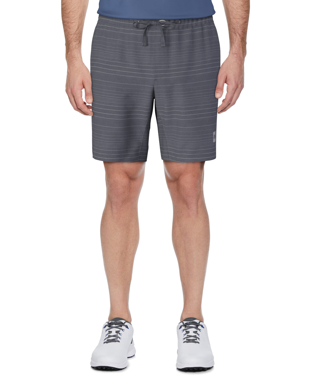 8" Linear Texture Print Golf Short (Tradewinds) 