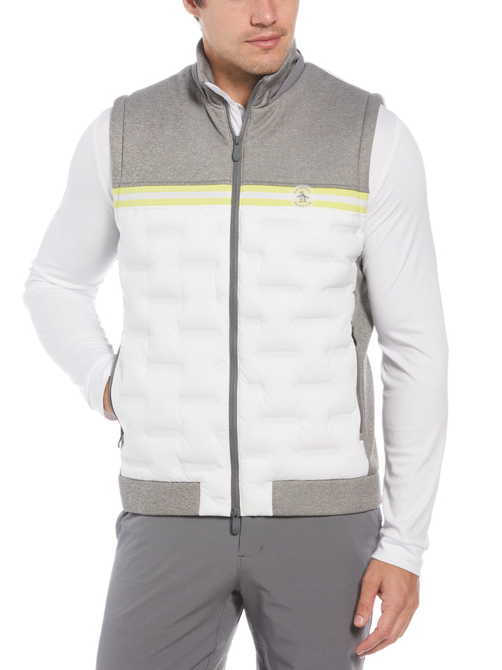 Men's 80s Mixed Media Golf Vest
