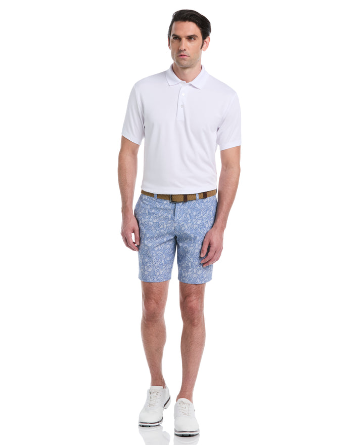 9" Heather Foliage Printed Shorts (Tradewinds) 