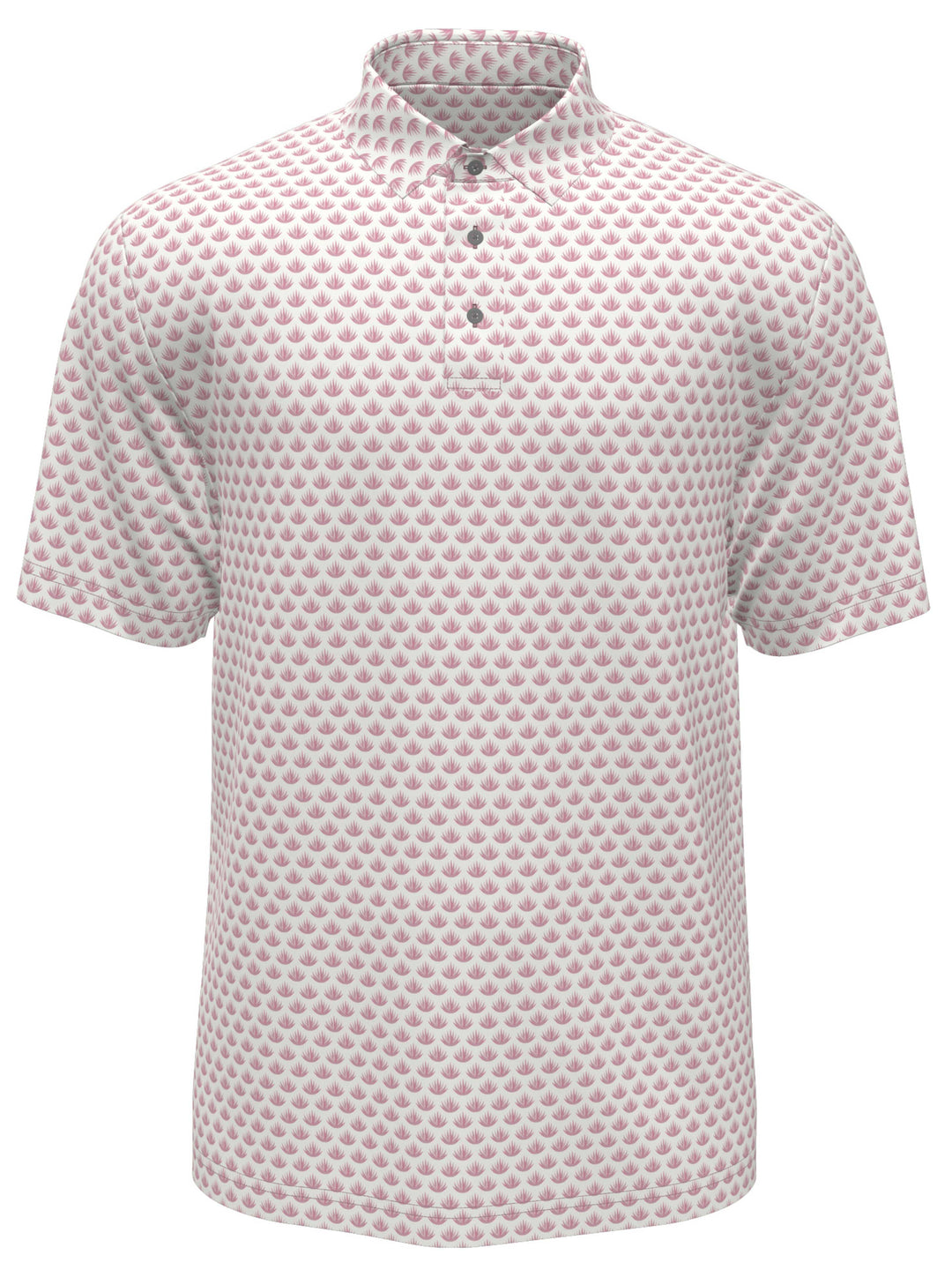 Men's Agave Print Golf Polo