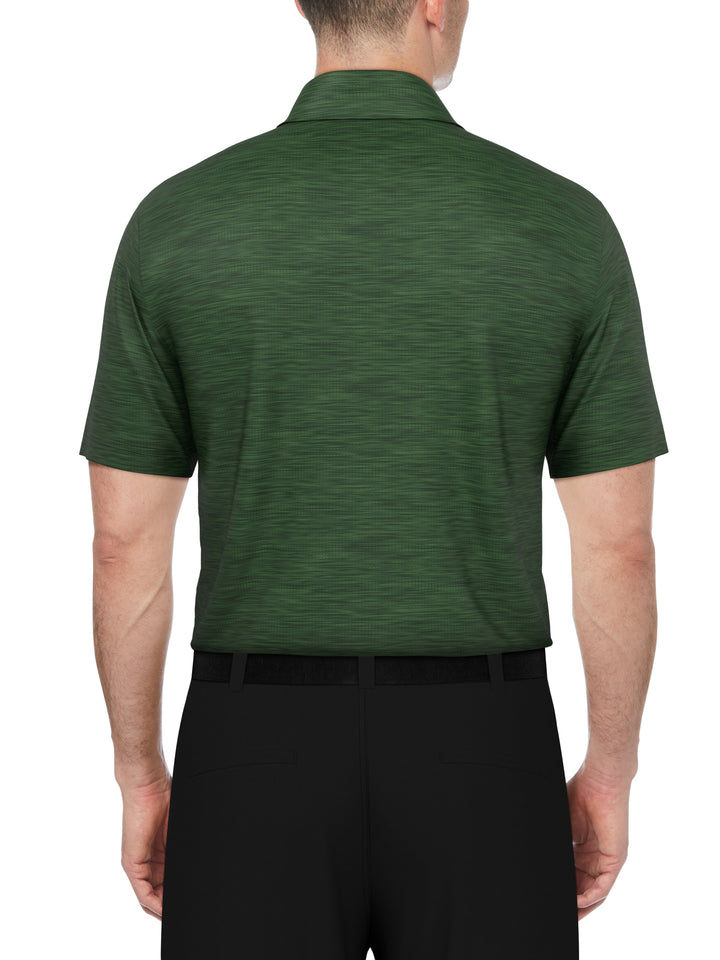 Jaspe Airflux Golf Polo (Deep Sea Grn Htr) 