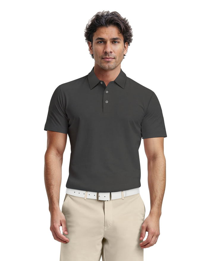 Airflux Mesh Golf Polo (Asphalt) 