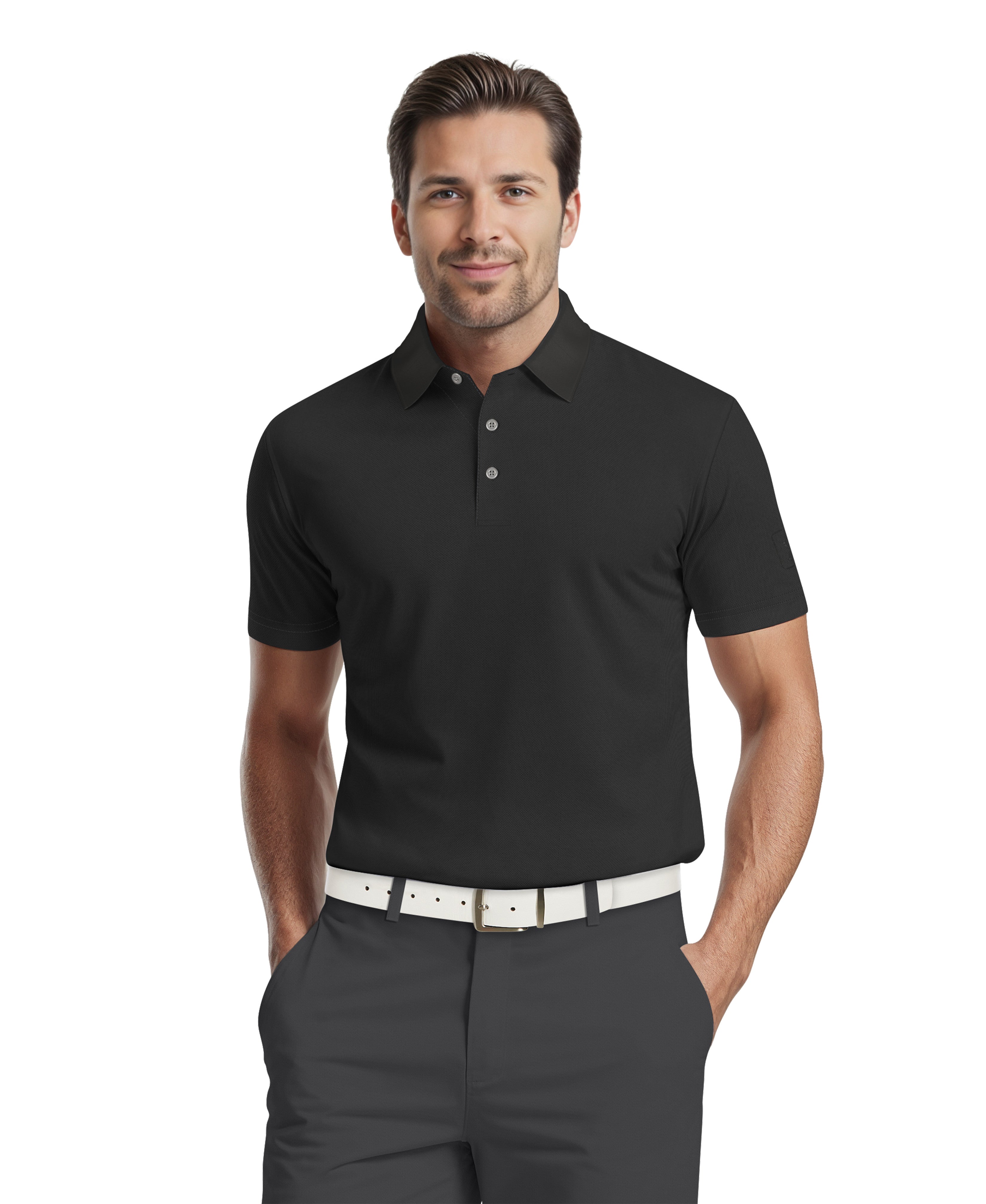 Men's AirFlux™ Mesh Golf Polo – Golf Apparel Shop
