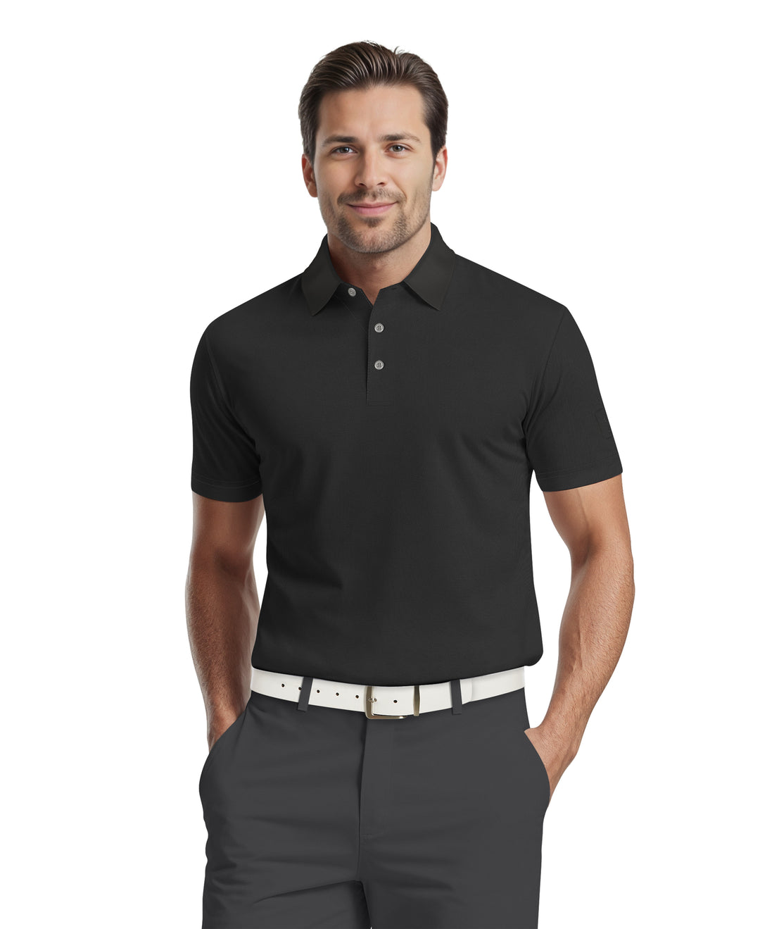 Airflux Mesh Golf Polo (Caviar) 