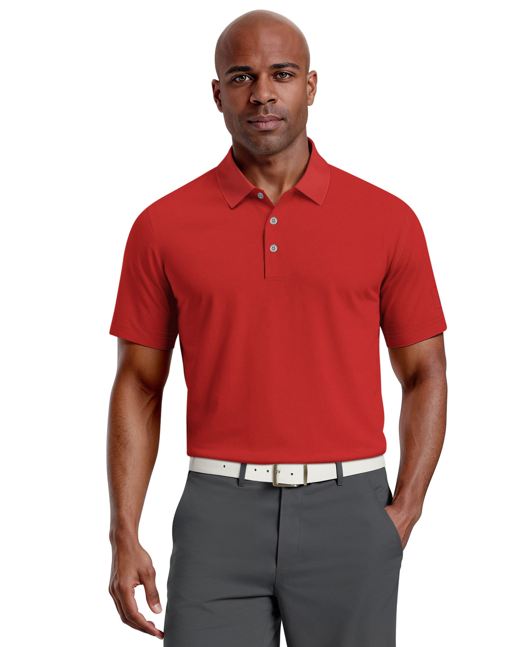 Airflux Mesh Golf Polo (Chili Pepper) 
