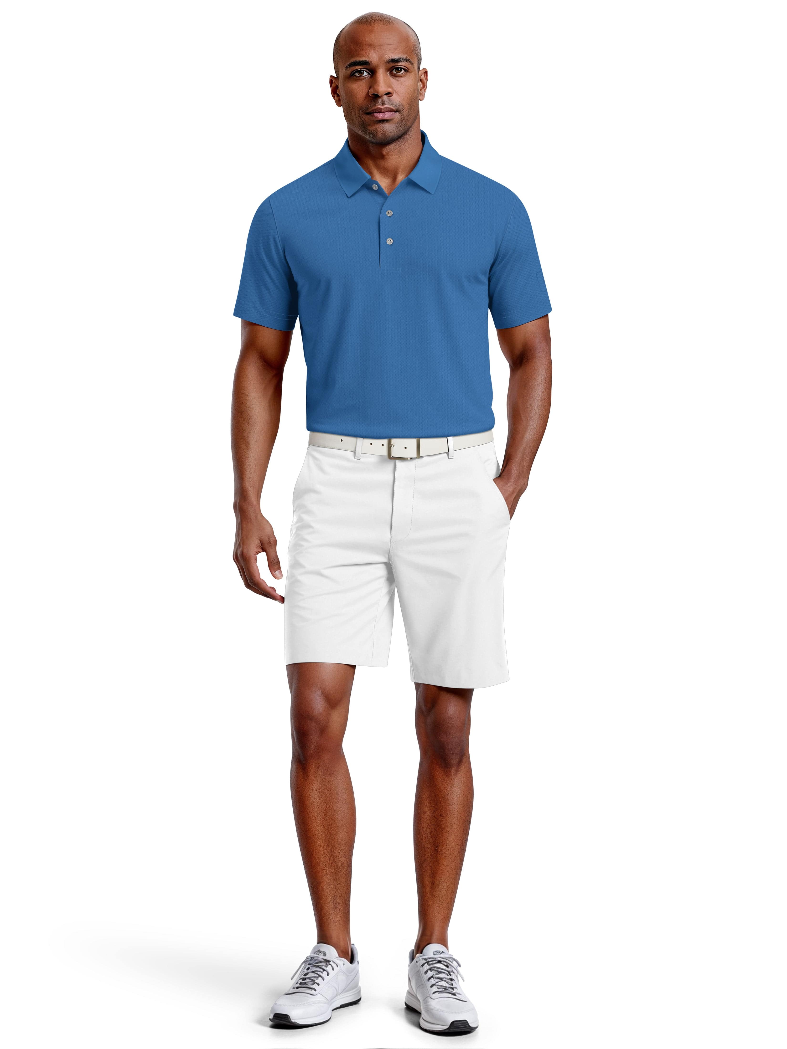 Men's AirFlux™ Mesh Golf Polo – Golf Apparel Shop