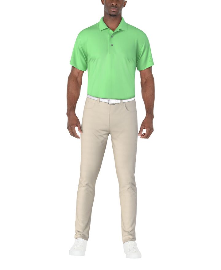 Airflux Mesh Golf Polo (Spring Bud) 