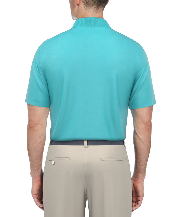 Short Sleeve AIRFLUX SOLID MESH POLO (Blue Curacao) 