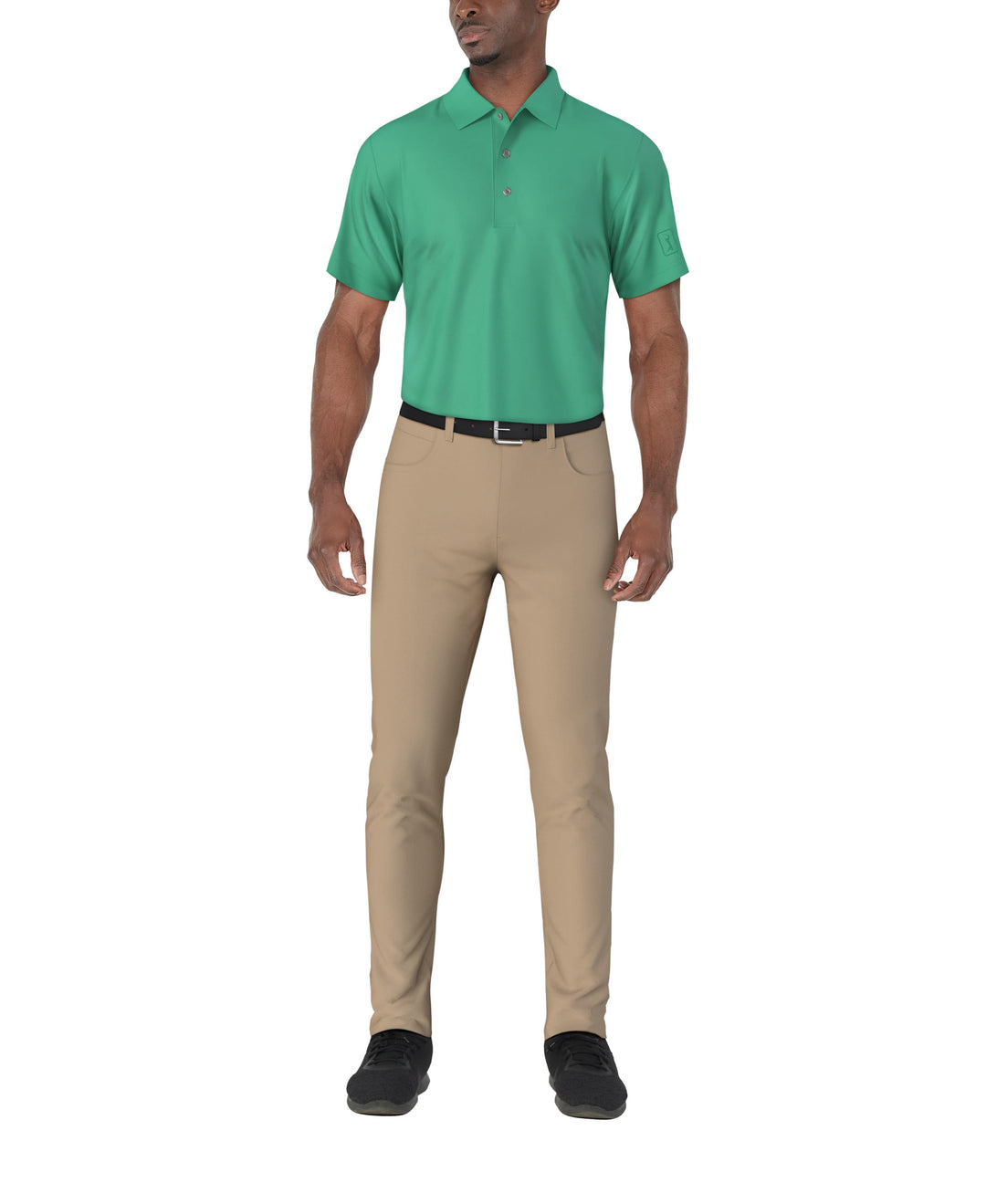 SS Airflux Solid Mesh Polo W/ Rib Collar (Ceramic) 