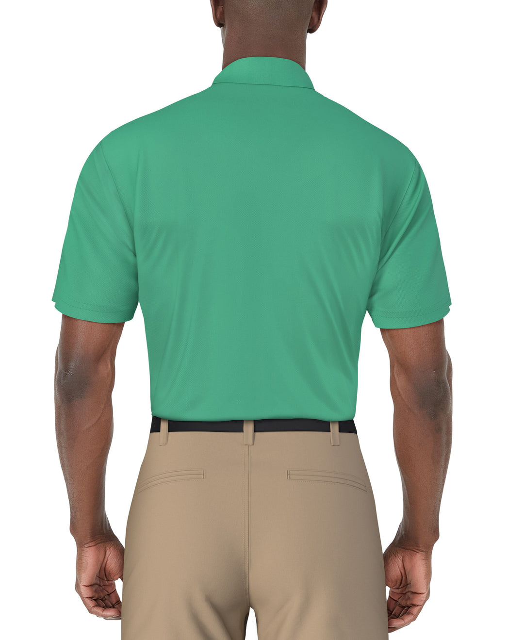 SS Airflux Solid Mesh Polo W/ Rib Collar (Ceramic) 