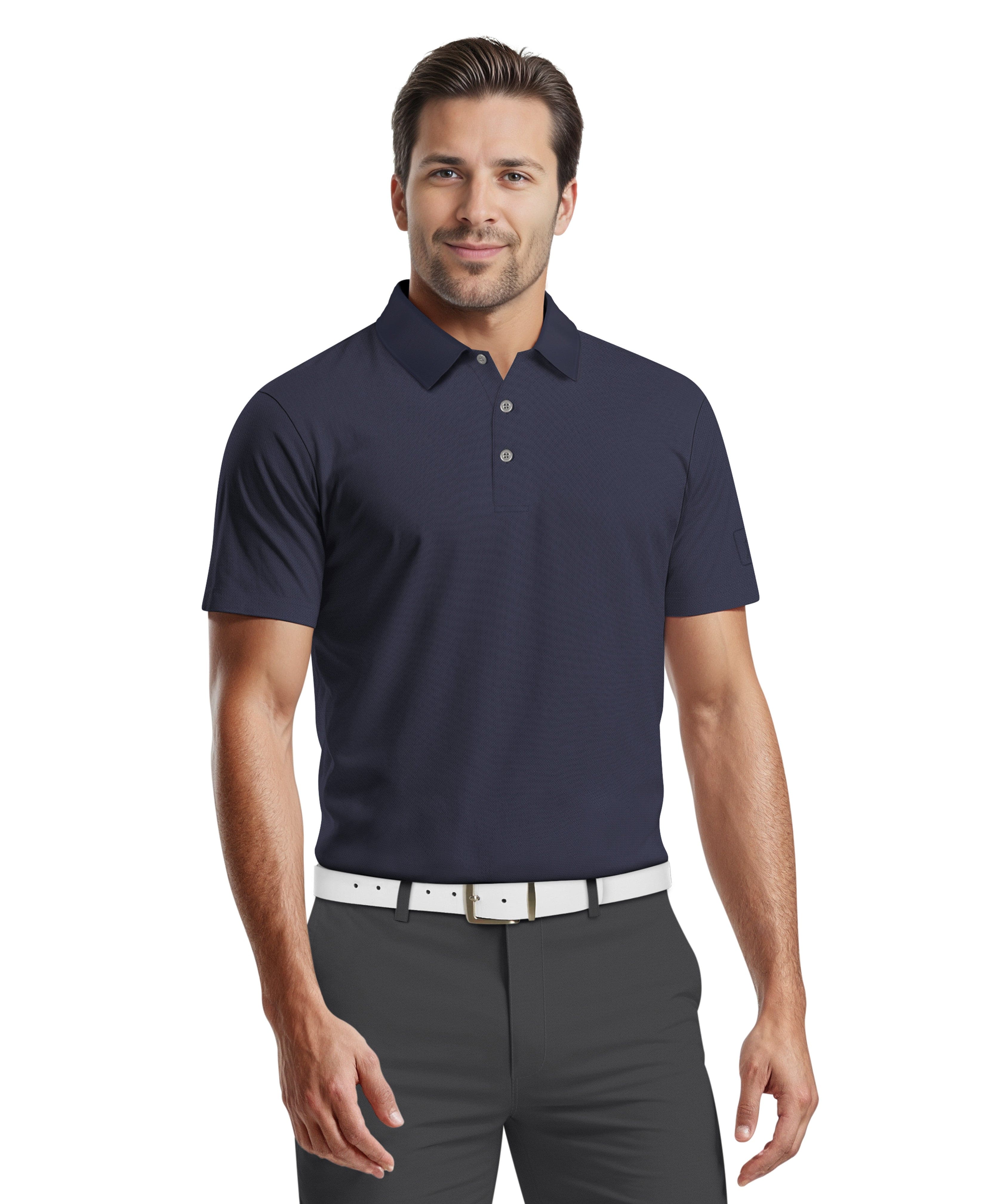 Men's AirFlux™ Mesh Golf Polo – Golf Apparel Shop