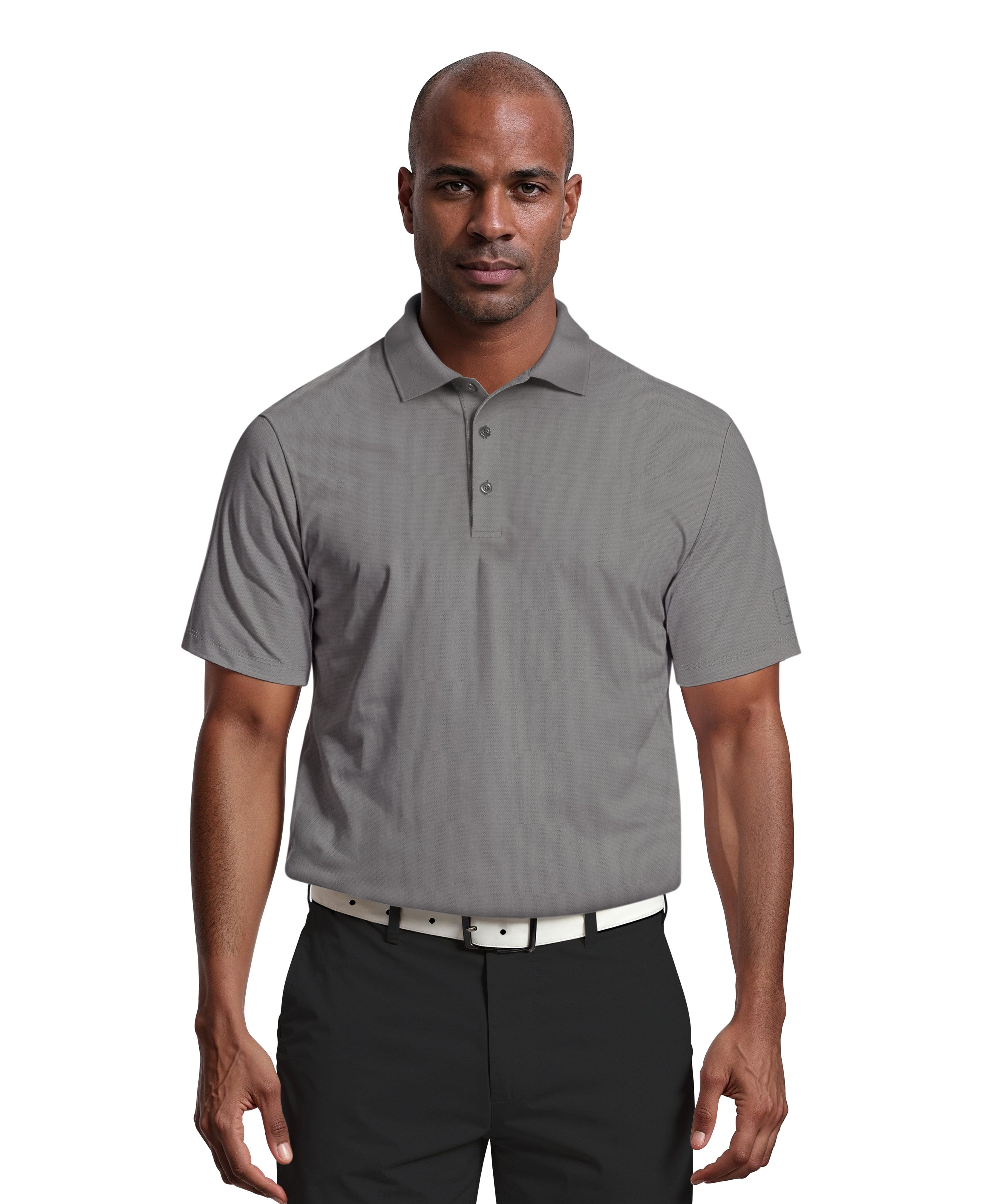 Men's AirFlux™ Solid Mesh Golf Polo – Golf Apparel Shop