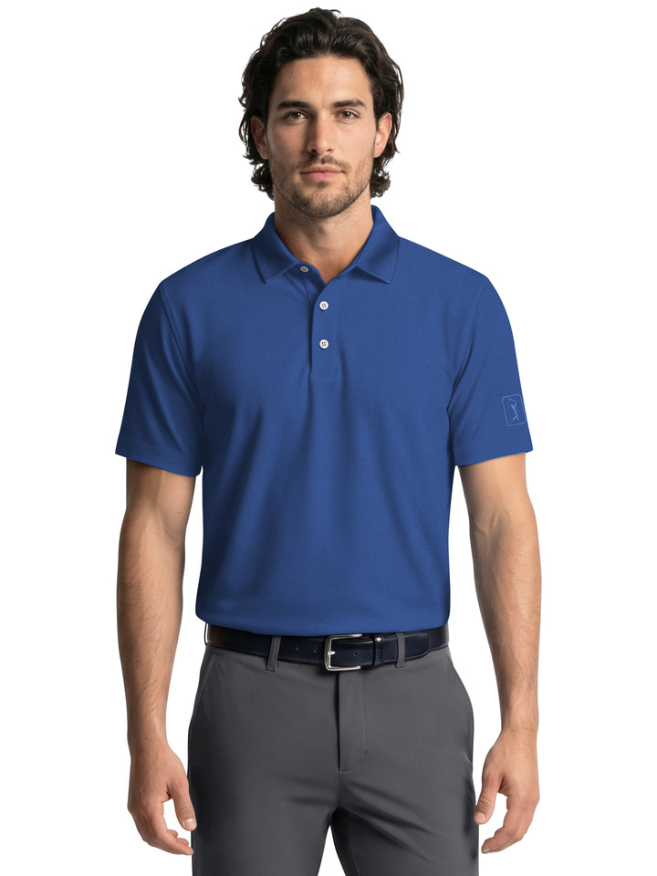 Men's AirFlux Solid Mesh Polo