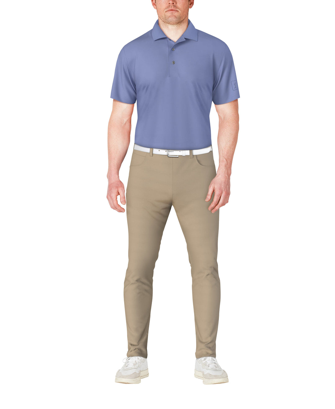 Airflux Mesh Golf Polo (Azurine) 
