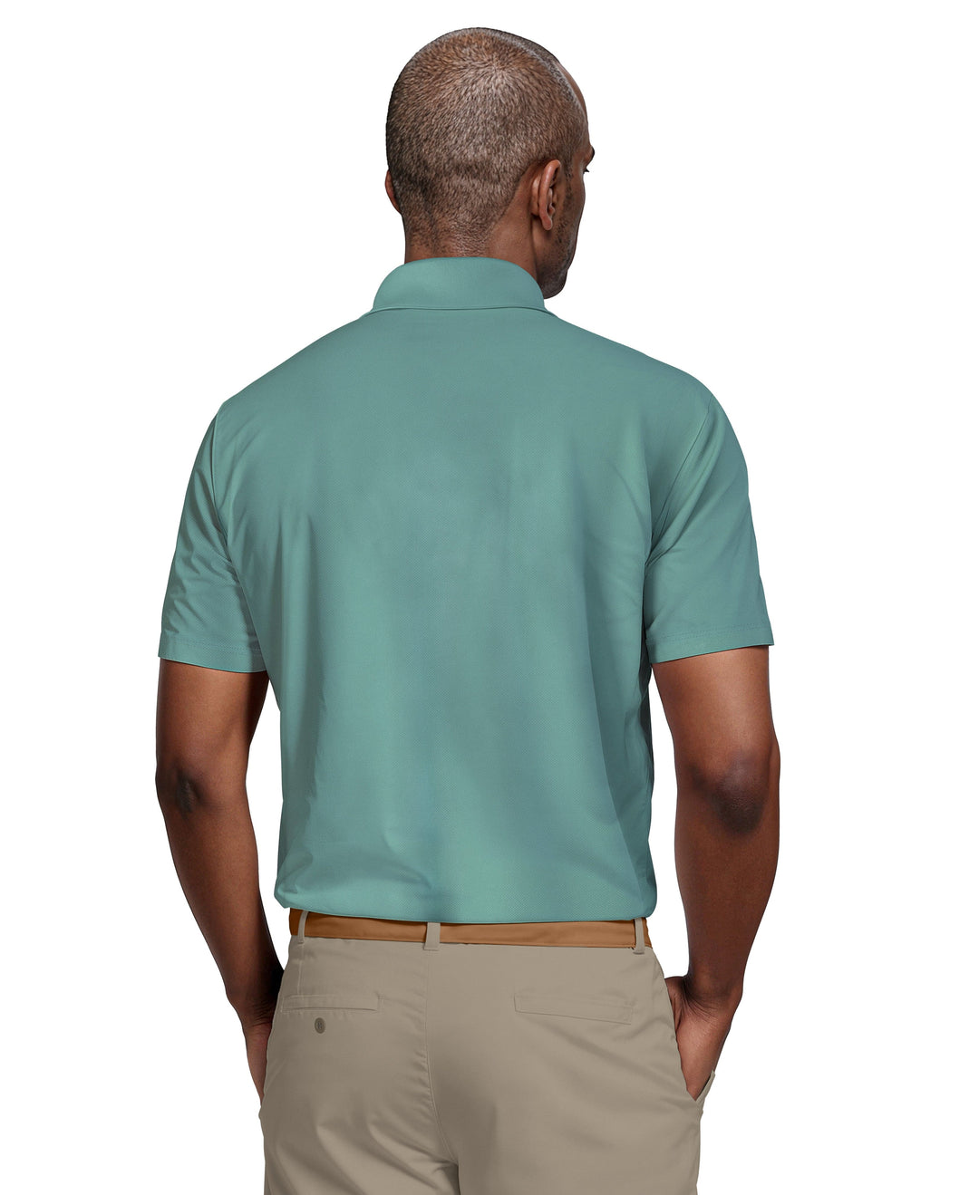 Airflux Solid Mesh Golf Polo (Brittany Blue) 