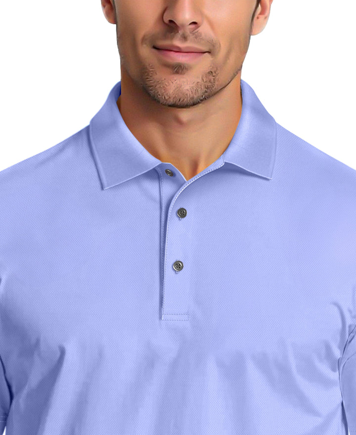 Airflux Solid Mesh Golf Polo (Hydrangea) 