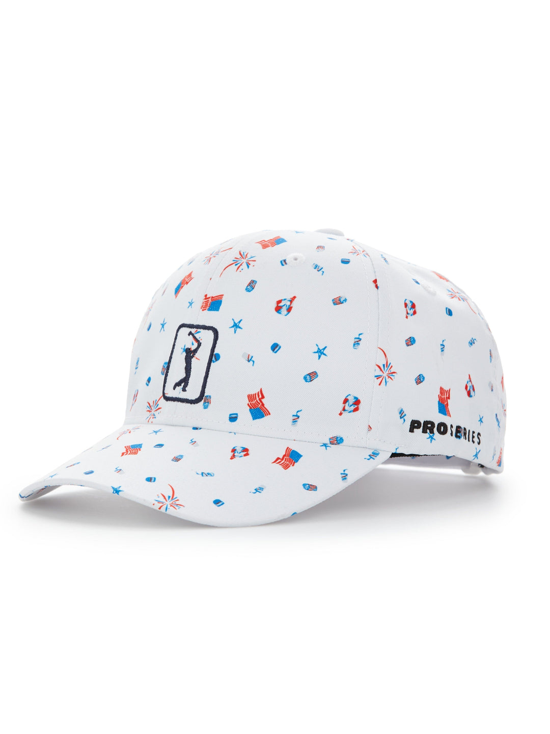 A Over America Print Cap (Bright White) 