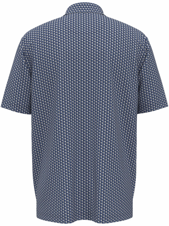 Men's All Over Chevron Geo Polo