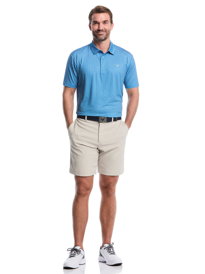 Men's All Over Chevron Geo Polo